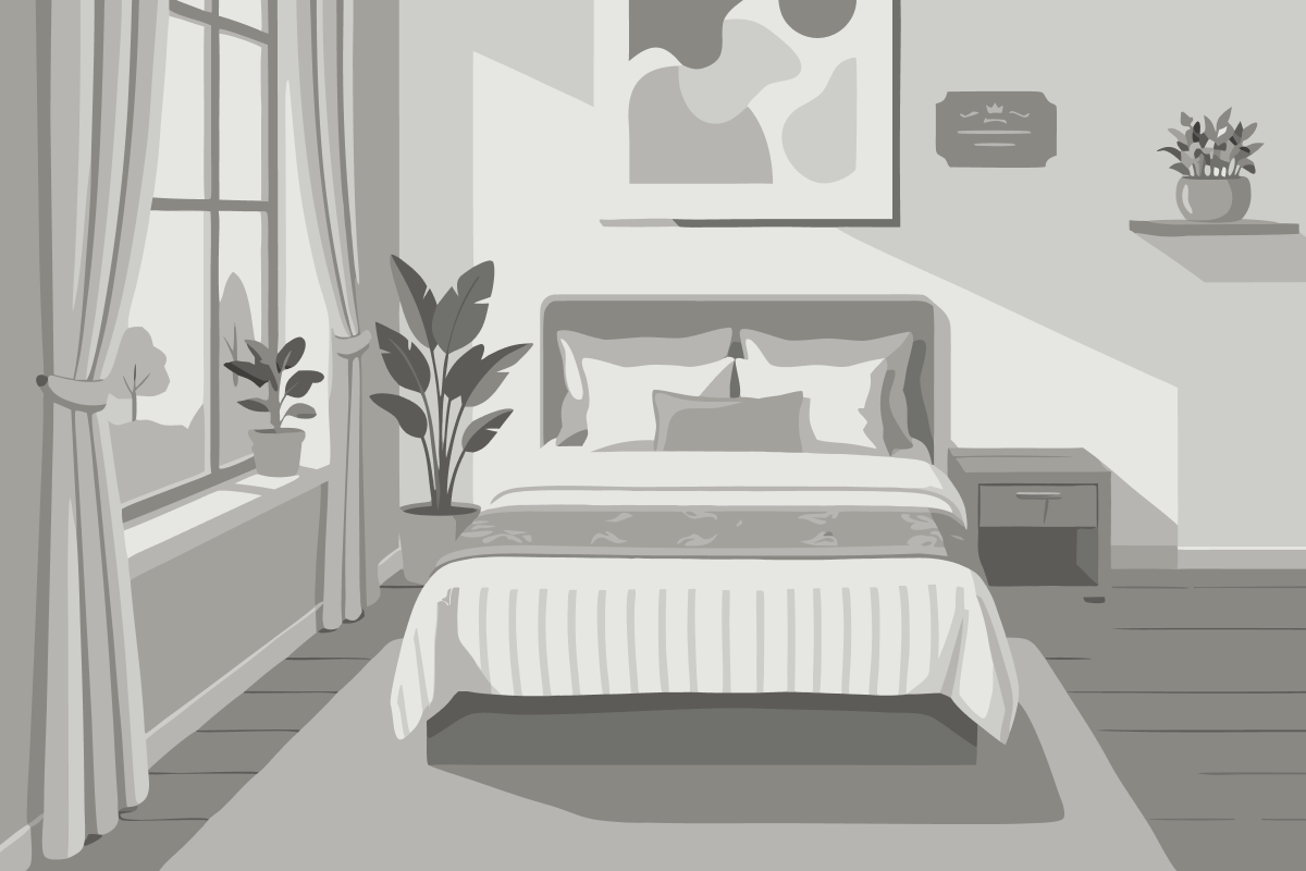 Quarto com Cama de Casal ou 2 de Solteiro e Vista